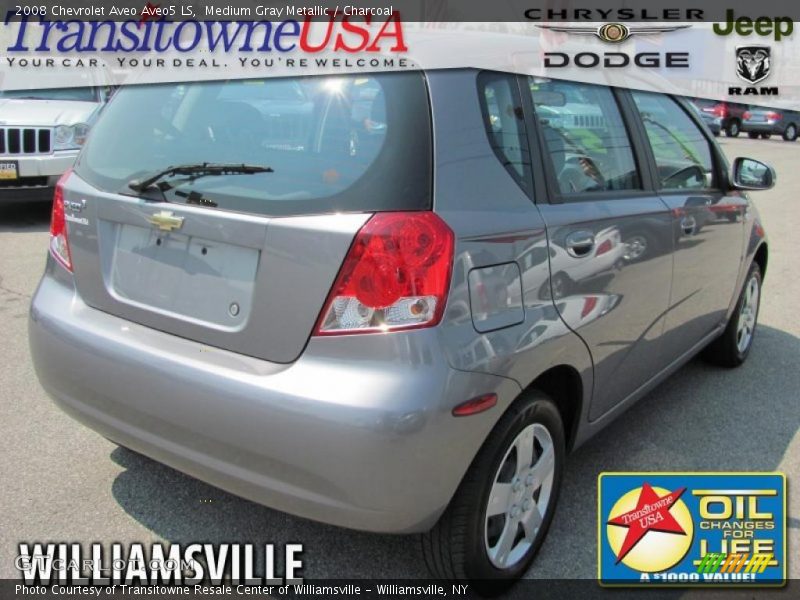 Medium Gray Metallic / Charcoal 2008 Chevrolet Aveo Aveo5 LS
