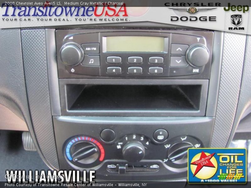 Medium Gray Metallic / Charcoal 2008 Chevrolet Aveo Aveo5 LS