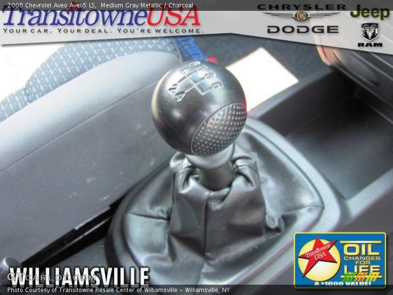 Medium Gray Metallic / Charcoal 2008 Chevrolet Aveo Aveo5 LS