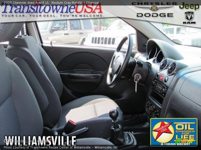 Medium Gray Metallic / Charcoal 2008 Chevrolet Aveo Aveo5 LS