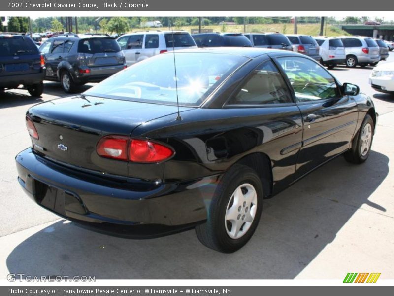 Black / Graphite 2002 Chevrolet Cavalier Coupe