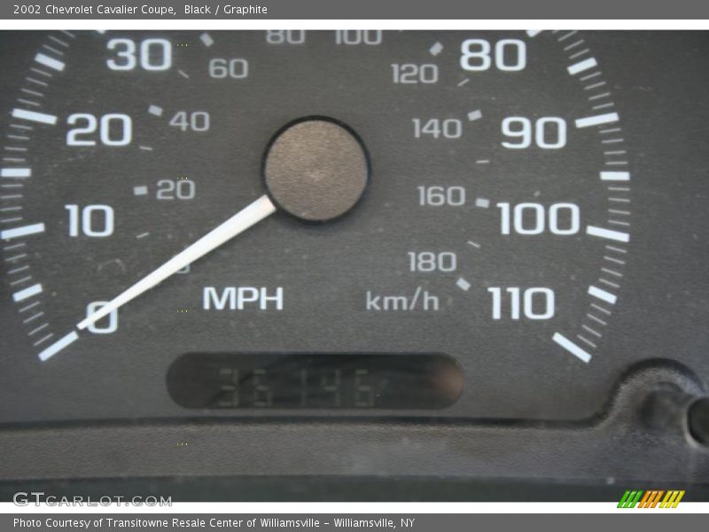 Black / Graphite 2002 Chevrolet Cavalier Coupe