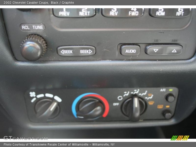 Black / Graphite 2002 Chevrolet Cavalier Coupe