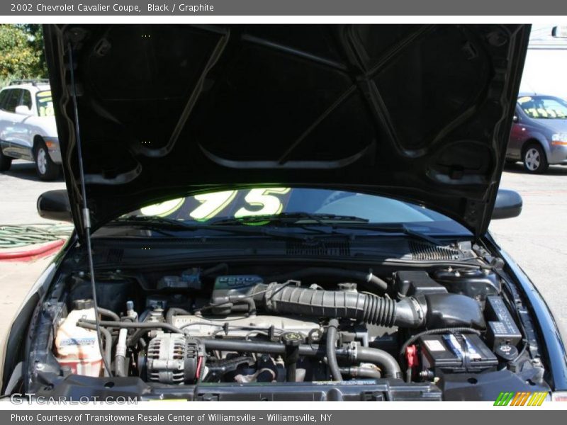 Black / Graphite 2002 Chevrolet Cavalier Coupe