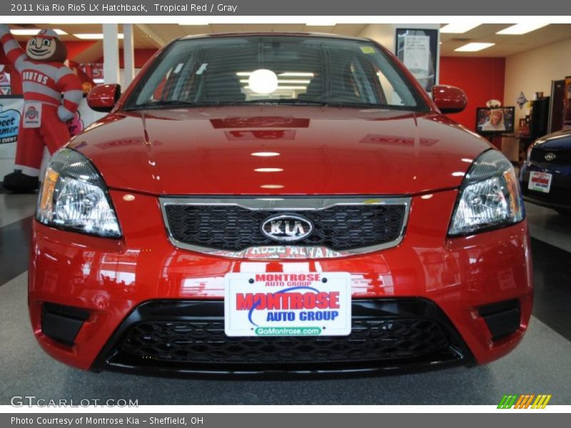 Tropical Red / Gray 2011 Kia Rio Rio5 LX Hatchback