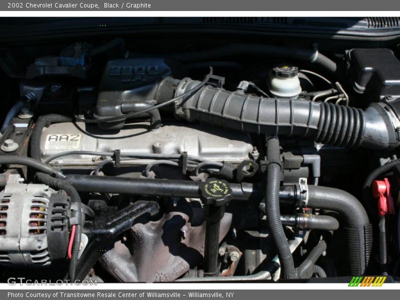 Black / Graphite 2002 Chevrolet Cavalier Coupe