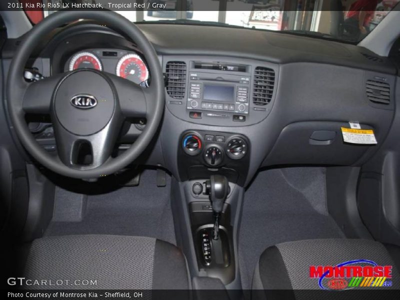 Tropical Red / Gray 2011 Kia Rio Rio5 LX Hatchback