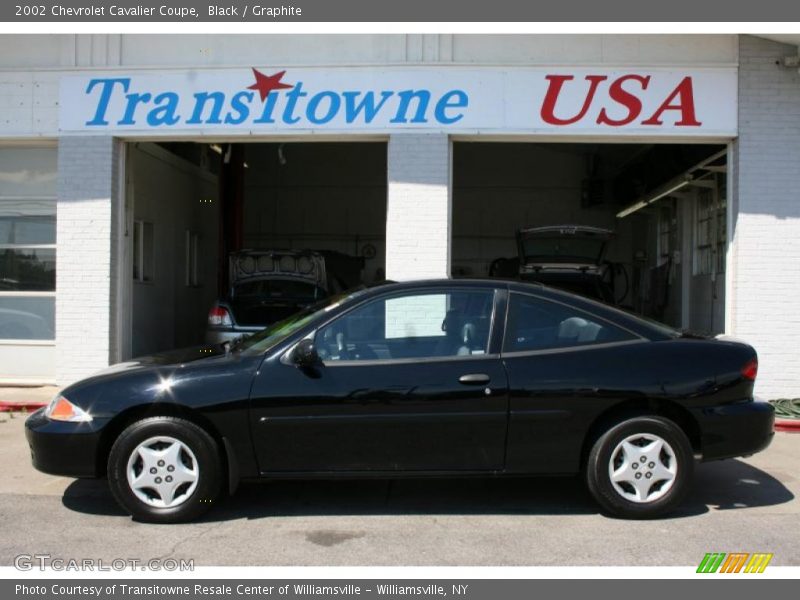 Black / Graphite 2002 Chevrolet Cavalier Coupe