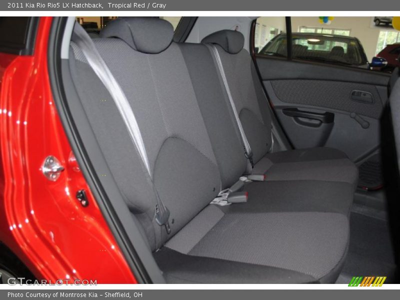 Tropical Red / Gray 2011 Kia Rio Rio5 LX Hatchback