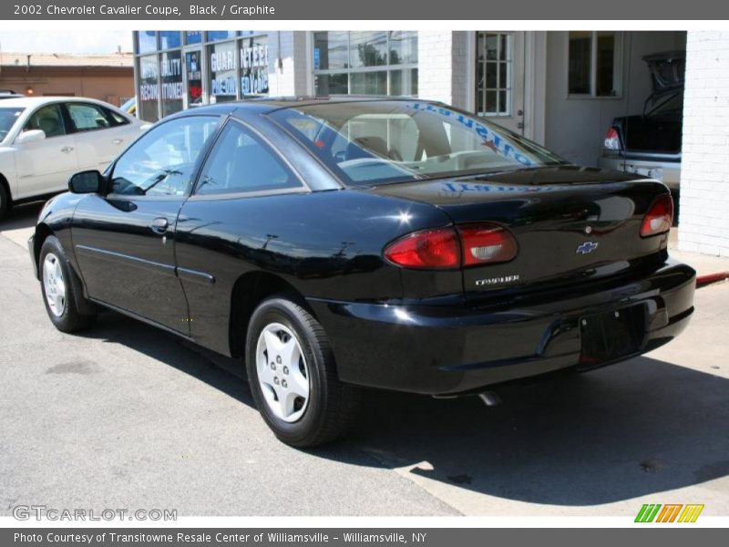 Black / Graphite 2002 Chevrolet Cavalier Coupe