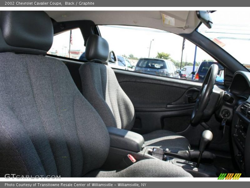 Black / Graphite 2002 Chevrolet Cavalier Coupe