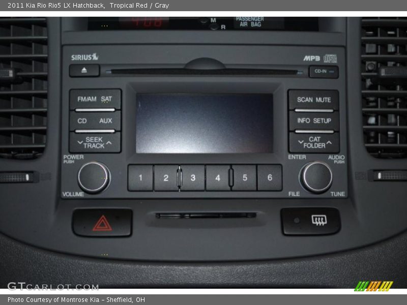 Tropical Red / Gray 2011 Kia Rio Rio5 LX Hatchback