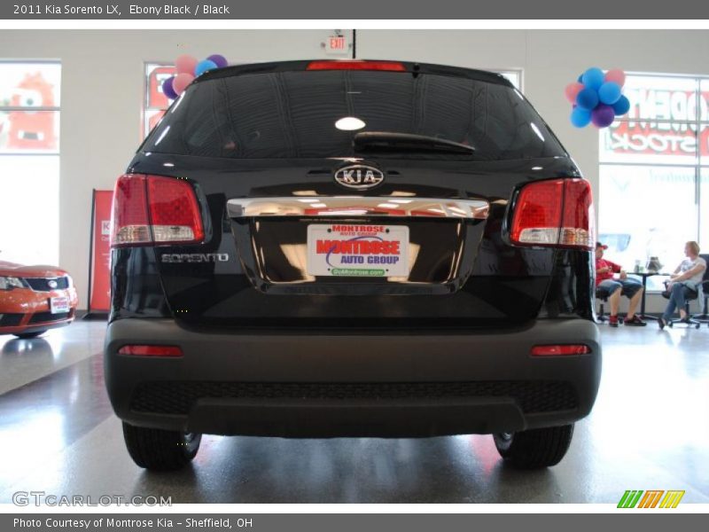 Ebony Black / Black 2011 Kia Sorento LX