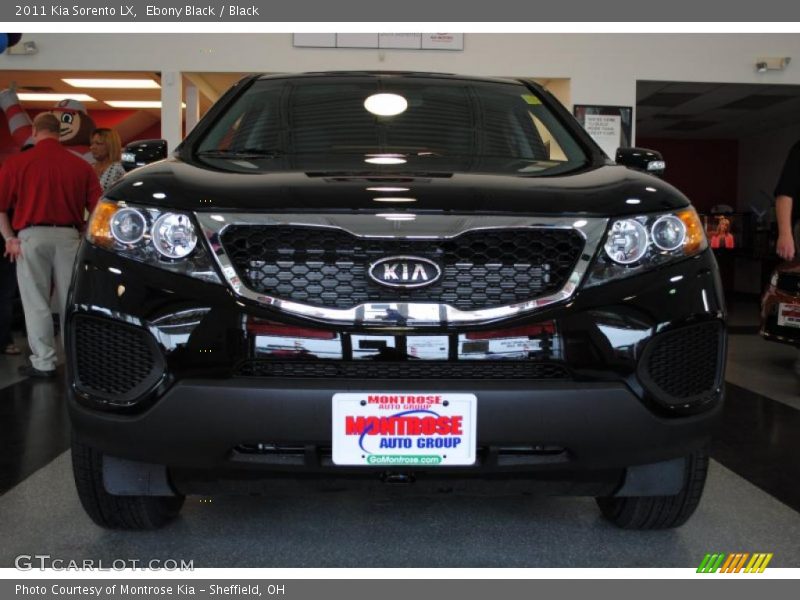 Ebony Black / Black 2011 Kia Sorento LX