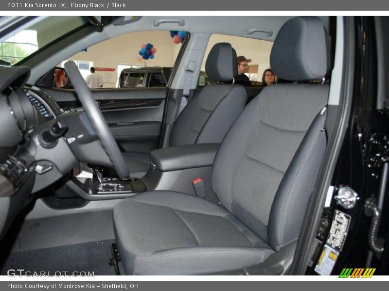 Ebony Black / Black 2011 Kia Sorento LX