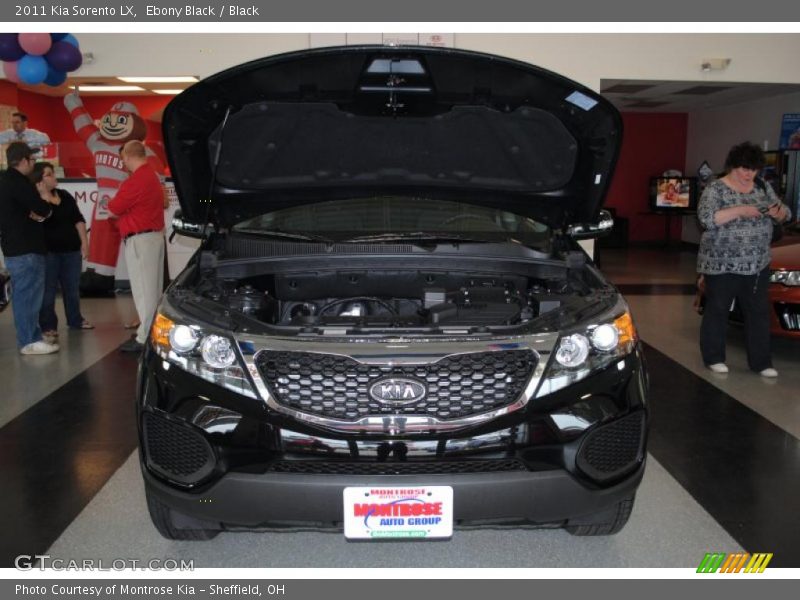 Ebony Black / Black 2011 Kia Sorento LX