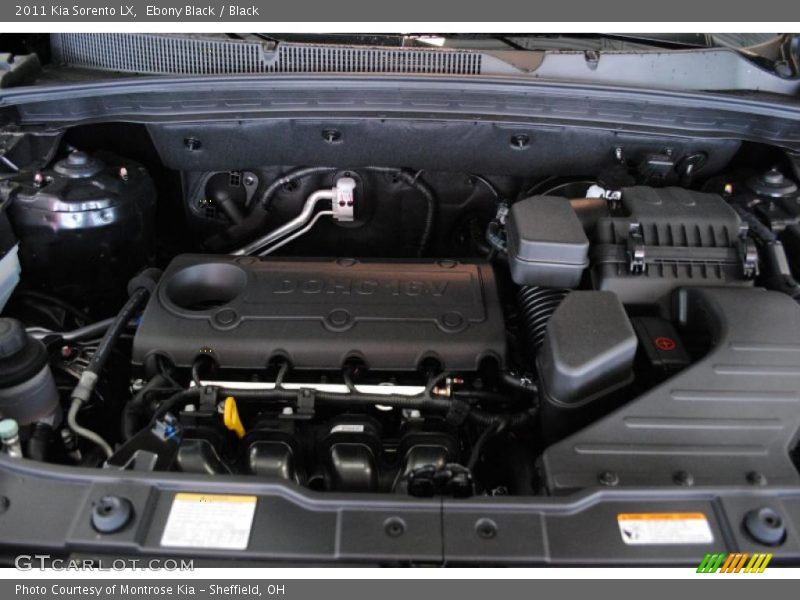 Ebony Black / Black 2011 Kia Sorento LX