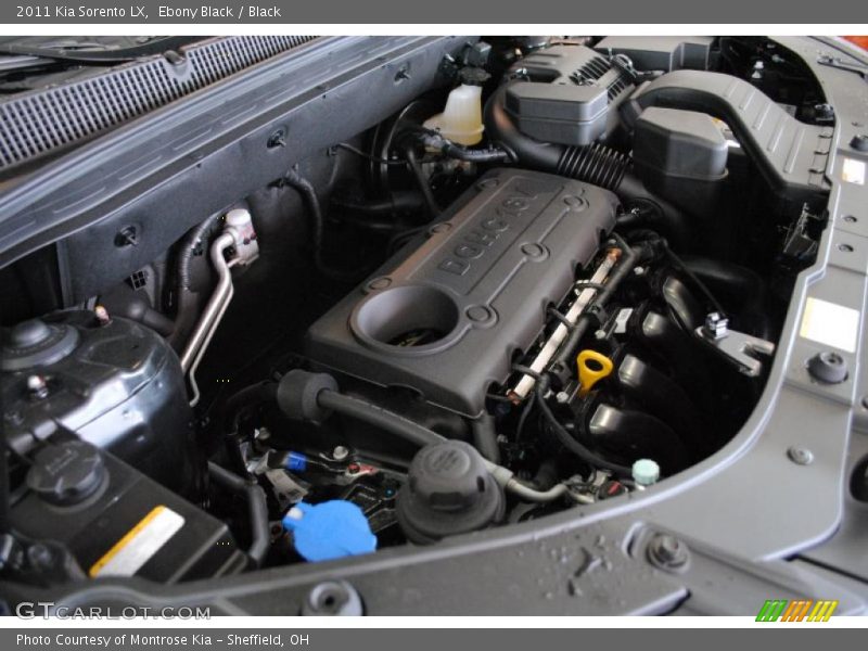 Ebony Black / Black 2011 Kia Sorento LX