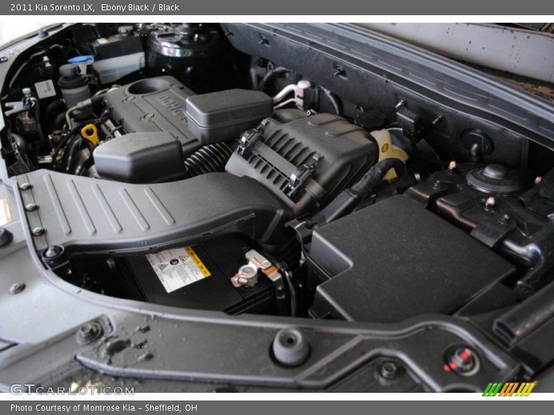 Ebony Black / Black 2011 Kia Sorento LX