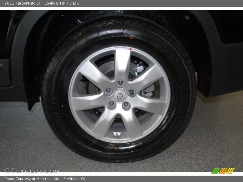 Ebony Black / Black 2011 Kia Sorento LX