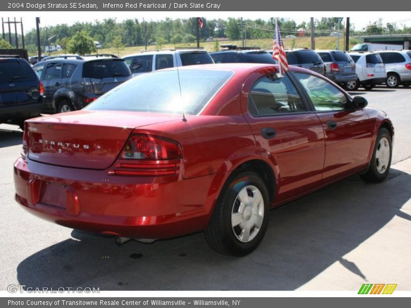 Inferno Red Pearlcoat / Dark Slate Gray 2004 Dodge Stratus SE Sedan