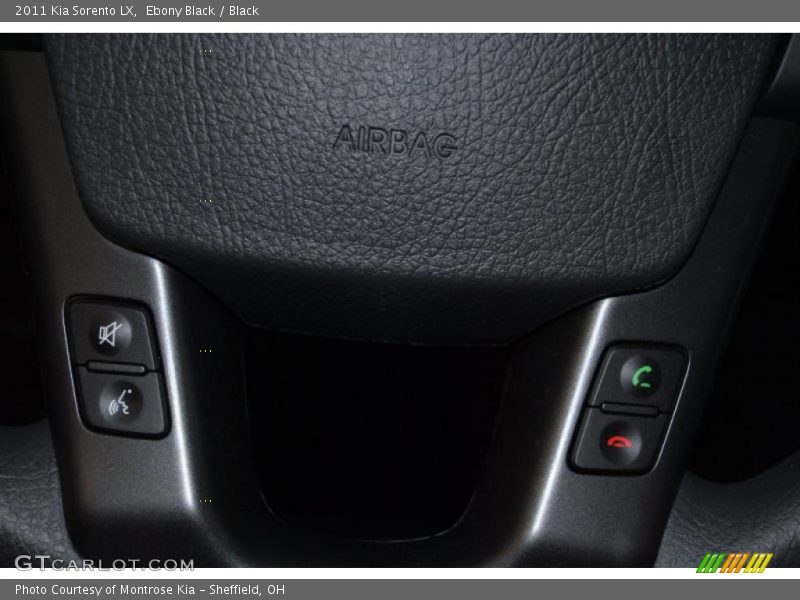 Ebony Black / Black 2011 Kia Sorento LX