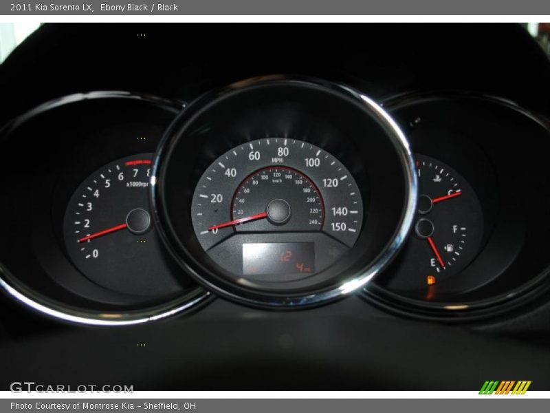 Ebony Black / Black 2011 Kia Sorento LX