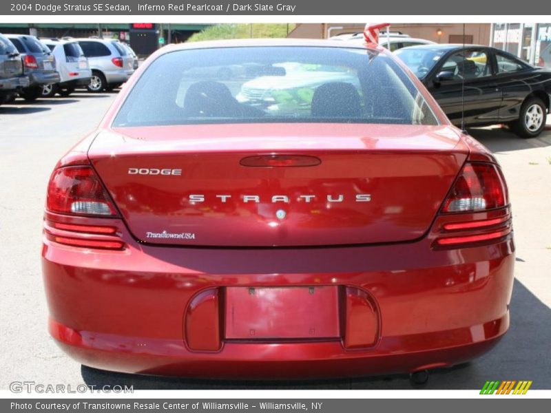Inferno Red Pearlcoat / Dark Slate Gray 2004 Dodge Stratus SE Sedan