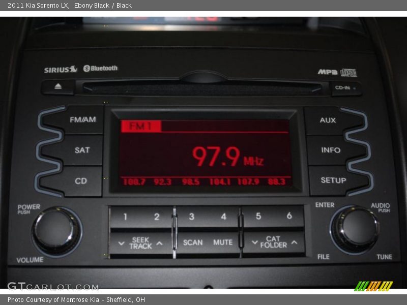 Ebony Black / Black 2011 Kia Sorento LX