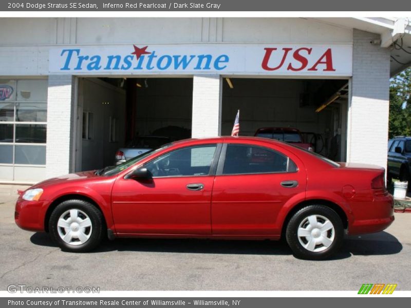 Inferno Red Pearlcoat / Dark Slate Gray 2004 Dodge Stratus SE Sedan