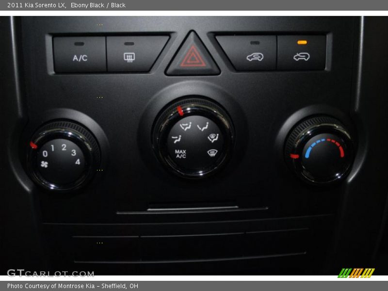 Ebony Black / Black 2011 Kia Sorento LX