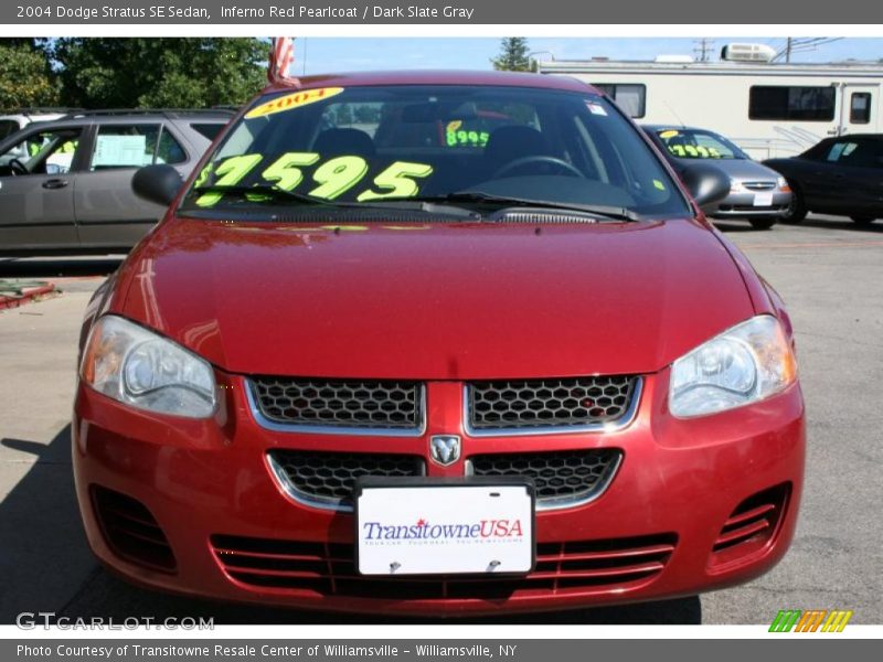Inferno Red Pearlcoat / Dark Slate Gray 2004 Dodge Stratus SE Sedan