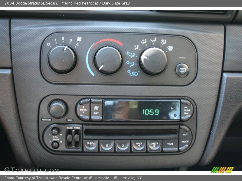 Inferno Red Pearlcoat / Dark Slate Gray 2004 Dodge Stratus SE Sedan