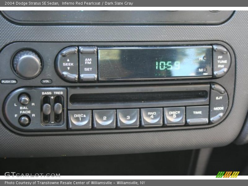 Inferno Red Pearlcoat / Dark Slate Gray 2004 Dodge Stratus SE Sedan