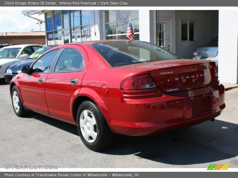 Inferno Red Pearlcoat / Dark Slate Gray 2004 Dodge Stratus SE Sedan