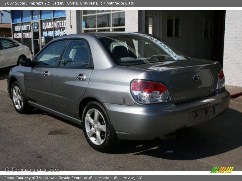 Crystal Gray Metallic / Anthracite Black 2007 Subaru Impreza 2.5i Sedan