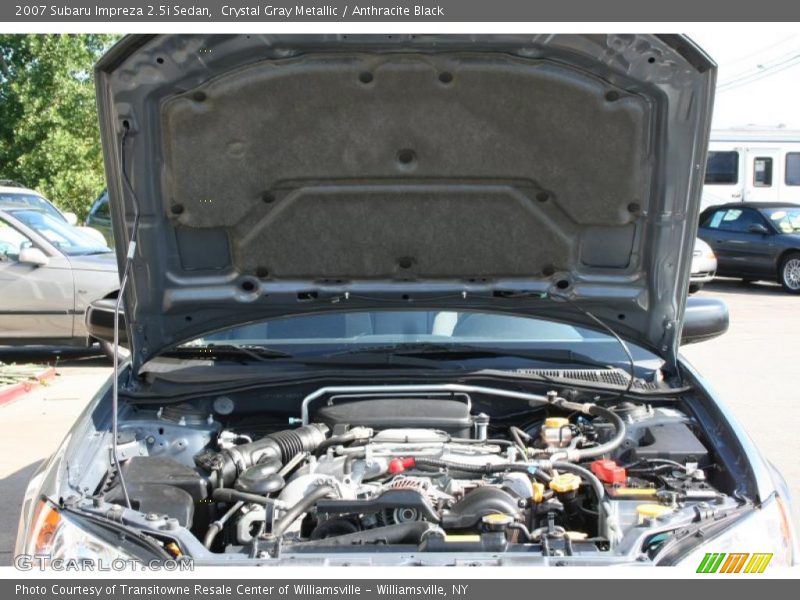 Crystal Gray Metallic / Anthracite Black 2007 Subaru Impreza 2.5i Sedan