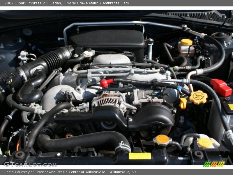 Crystal Gray Metallic / Anthracite Black 2007 Subaru Impreza 2.5i Sedan