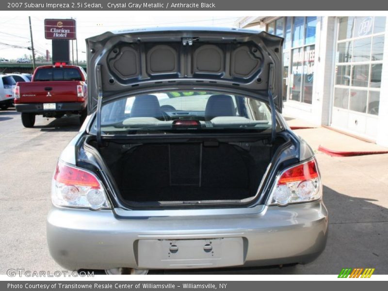 Crystal Gray Metallic / Anthracite Black 2007 Subaru Impreza 2.5i Sedan