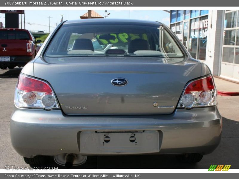 Crystal Gray Metallic / Anthracite Black 2007 Subaru Impreza 2.5i Sedan