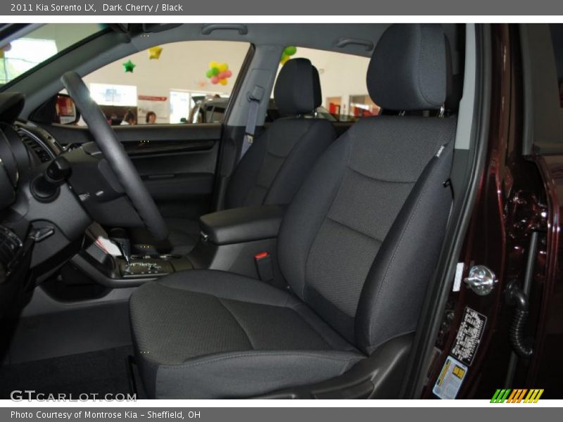 Dark Cherry / Black 2011 Kia Sorento LX