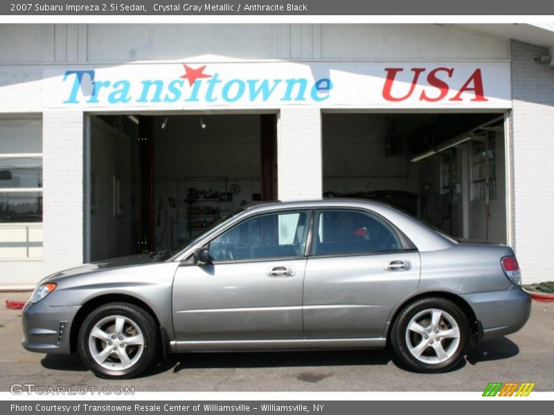 Crystal Gray Metallic / Anthracite Black 2007 Subaru Impreza 2.5i Sedan