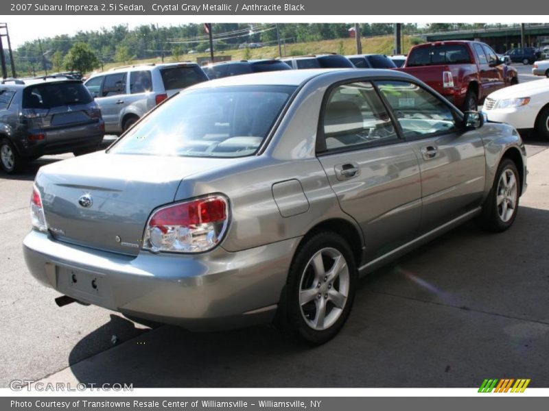 Crystal Gray Metallic / Anthracite Black 2007 Subaru Impreza 2.5i Sedan