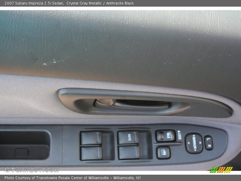 Crystal Gray Metallic / Anthracite Black 2007 Subaru Impreza 2.5i Sedan