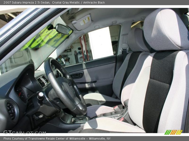 Crystal Gray Metallic / Anthracite Black 2007 Subaru Impreza 2.5i Sedan