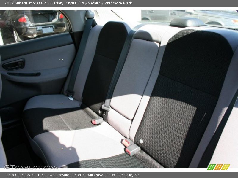 Crystal Gray Metallic / Anthracite Black 2007 Subaru Impreza 2.5i Sedan