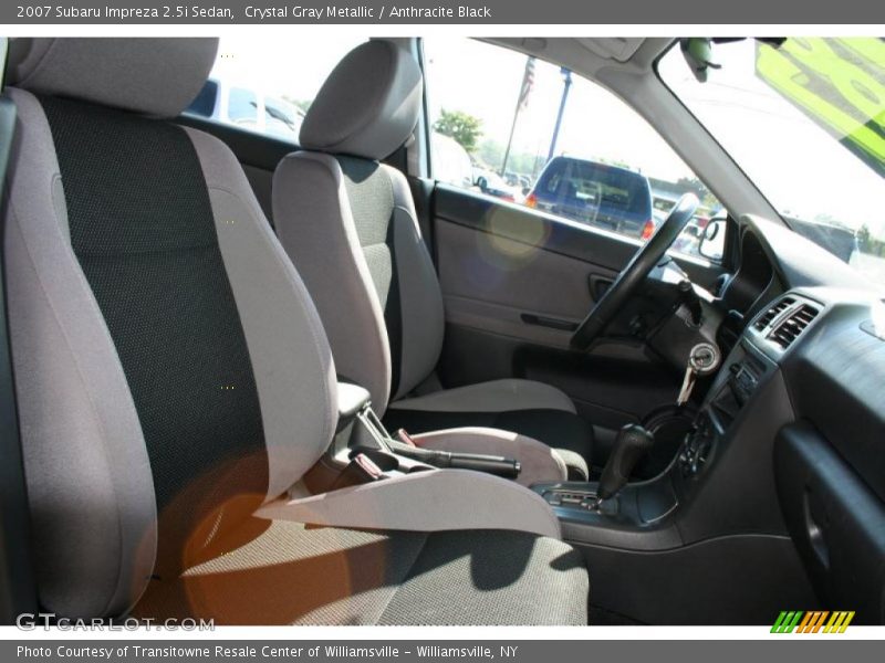 Crystal Gray Metallic / Anthracite Black 2007 Subaru Impreza 2.5i Sedan