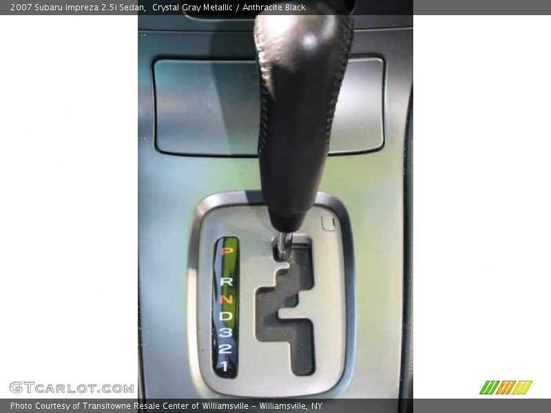 Crystal Gray Metallic / Anthracite Black 2007 Subaru Impreza 2.5i Sedan