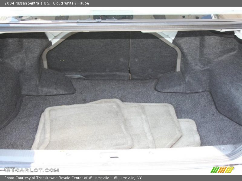 Cloud White / Taupe 2004 Nissan Sentra 1.8 S