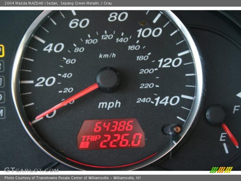Sepang Green Metallic / Gray 2004 Mazda MAZDA6 i Sedan